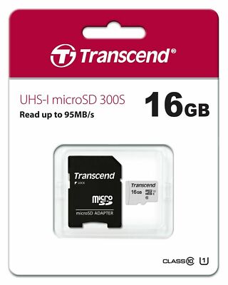 16GB MicroSD HC Class 10 Memory + Adapter for Samsung Galaxy Note 8 Note 9