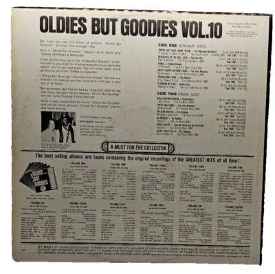 Oldies But Goodies Vol. 10 Vinyl Record OSR-LP 8860 VMM | eBay