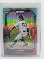 Deivi Garcia 2021 Prizm Baseball - Cosmic Haze RC #6 - New York Yankees