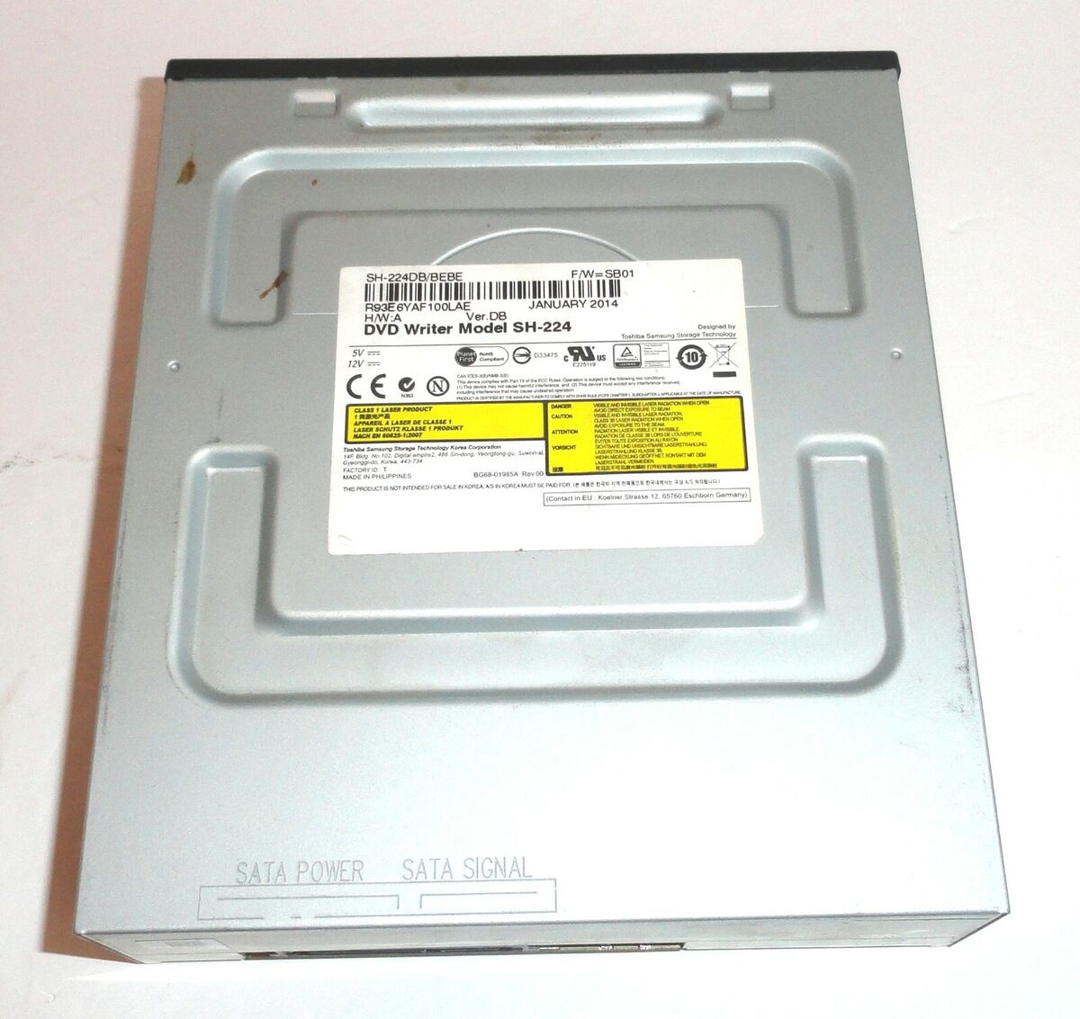 Toshiba Samsung Super Writemaster SH-224 24x Internal Sata Toshiba Samsung Super Writemaster SH-224 24x Internal Sata