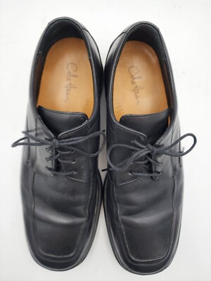 COLE HAAN AIR Mens 10 M Black Leather Lace Up Made in Italy  display picture 1
