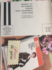 B9g Ephemera 1962 Advert Card Brian Mills Catalogue