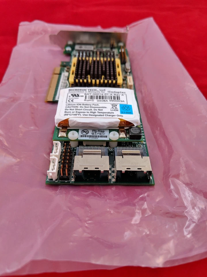 SUN RAID SAS PCI-e 8-Port Adapter 375-3536-02 R50 Raid Controller Card HBA - Image 2 of 4