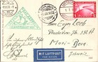 1931 Germany Graf Zeppelin LZ 127 Cabine View RPPC Postcard Cover to Switzerland — photo 2