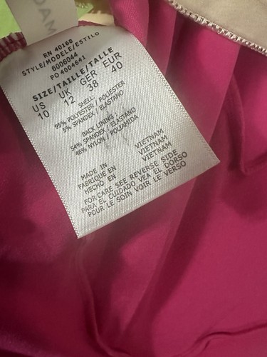 Magicsuit Women's Size 10 Pink Tiered Slimming Tankini Swimsuit Top - Picture 9 of 11
