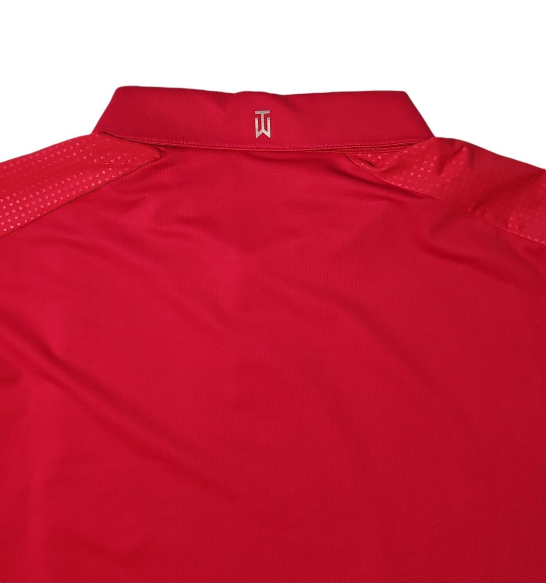 Nike Tiger Woods Small Golf Polo Red Nike Platinum Series | eBay