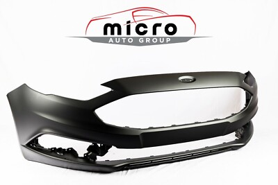 OEM Front Bumper Cover For 2017-2018 Ford Fusion - Painted Oxford White, Direct Fit Replacement
