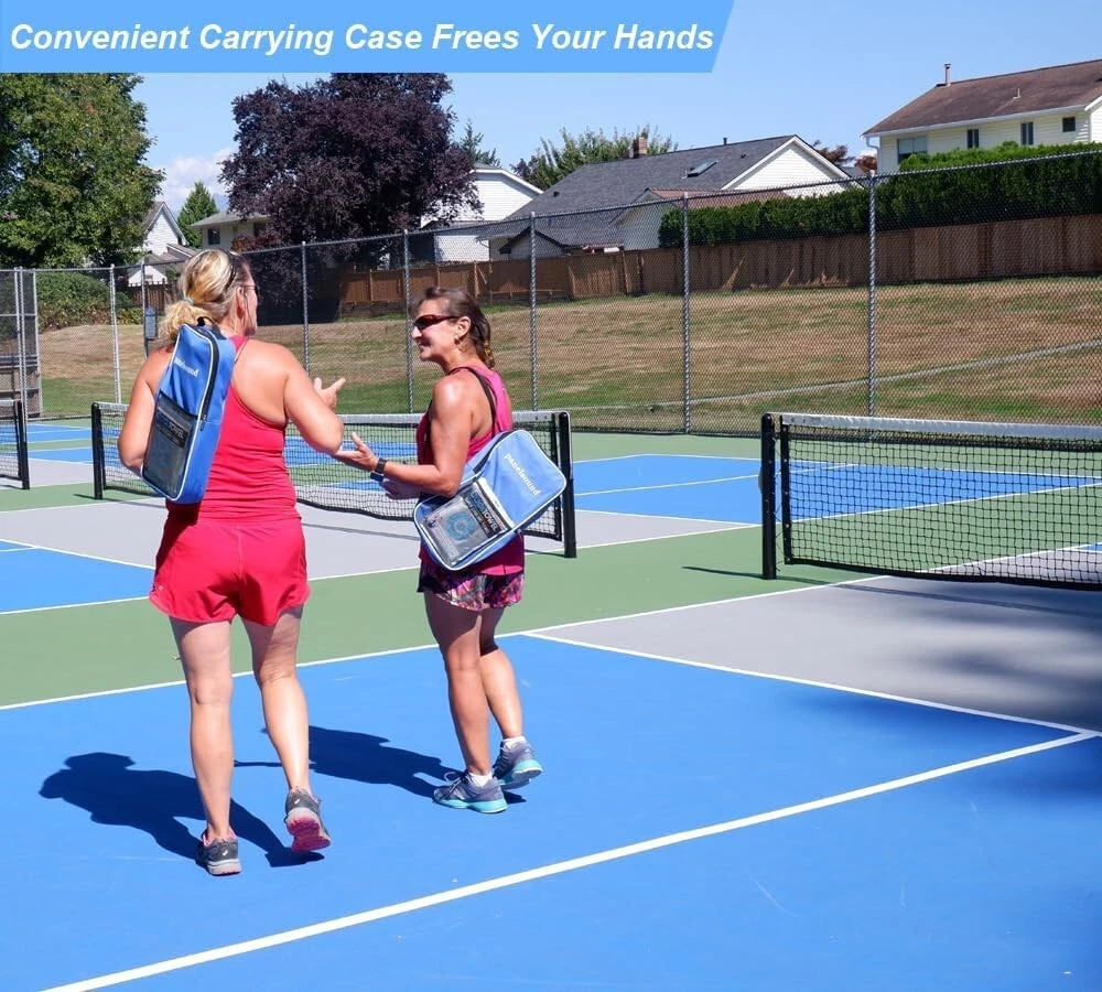 Pickleball Paddles for All Ages - Lightweight Set of 2 with Accessories Included