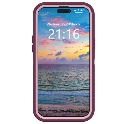 Funda resistente a prueba de golpes con soporte para teléfono iPhone 15 Pro Max 15 Plus - Imagen 13 de 58