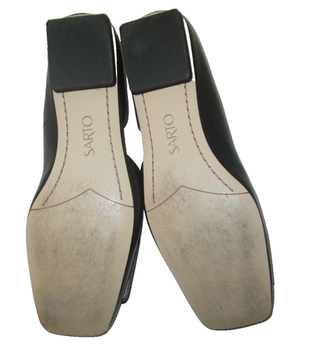 SARTO 'Tracy' D'orsay Flats Black Leather Size 9M B4 - Bild 7 von 7