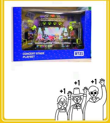 BT21 Official Concert Stage Playset BTS Bangtan Sonyeon A.R.M.Y