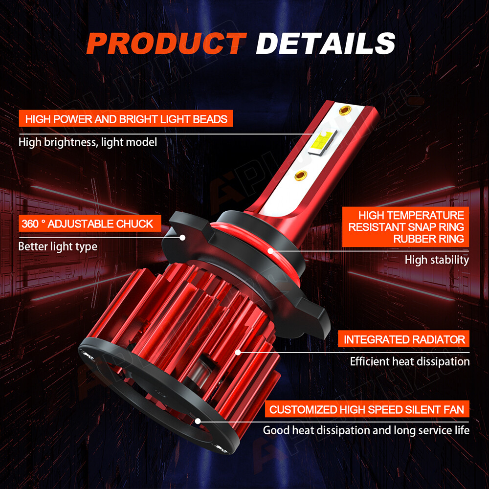 Blind Engine ２個セット For Nissan 300ZX 1990-1996 6000K LED Headlight High/Low + Fog