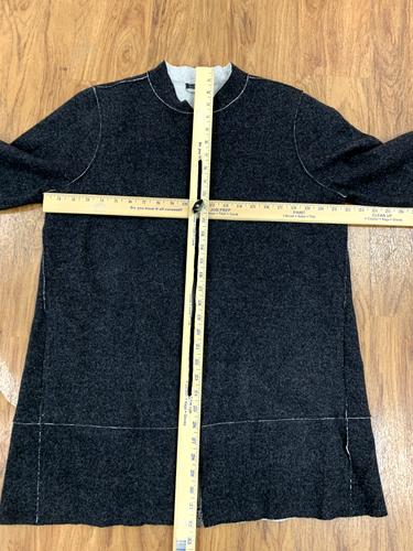 NWT Eileen Fisher Felted Merino Doubleknit Full Zip Long Jacket Size Medium $438 - Picture 5 of 5