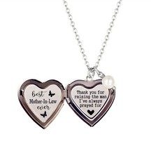 Mother in Law Gift Mother of The Groom Gifts Best Mother in Law Locket Necklace