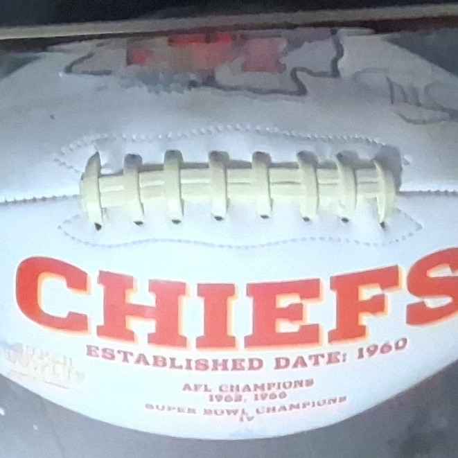 Len Dawson Signed Kansas City Chiefs Football Ball PSA/DNA Authenticated