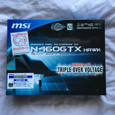 MSI N460GTX Hawk Graphics Card Video Card