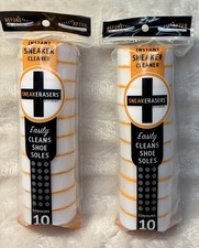 Sneakerasers Instant Sole Sneaker Cleaner Dual-Sided Cleaning Sponges 2-pack