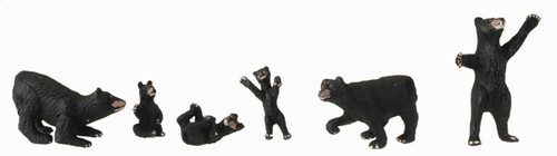 Woodland Scenics 2737 Accesorios Escala O Acentos Escénicos Osos Negros pkg(6) | Zustand: Nuevo