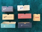 Vintage Barbie Ken Skipper Skooter ACCESSORY BOXES for CASES  TRUNKS  (1960s)