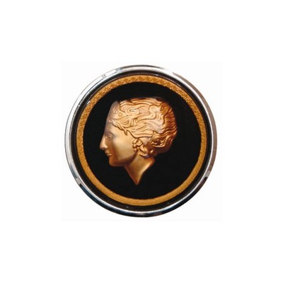 Volkswagen Karmann Ghia Horn Button Golden Lady For Banjo Steeringwheel Flat4 Ne