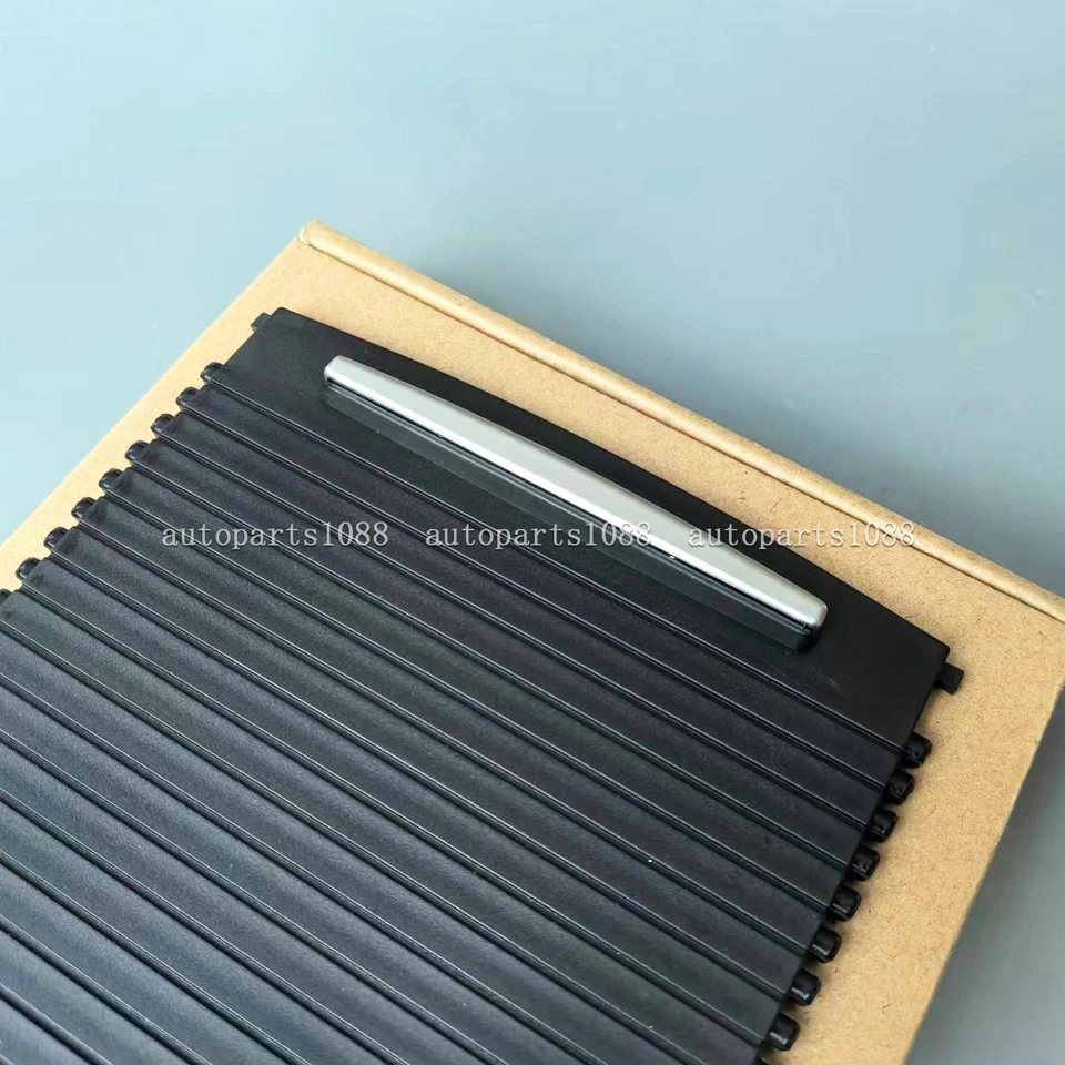 Caja de almacenamiento de consola trasera negra bandeja de rodillos cubierta apta para BMW Serie 3 E92 E93 Foto 4 de 4