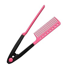 V Hair Straightening Comb Heat Resistant Styling Straightening Combs