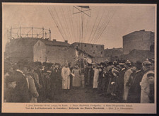 18. Bilddokument Luftballontaufe in Graudenz Westpreußen Major Moedebeck 1904