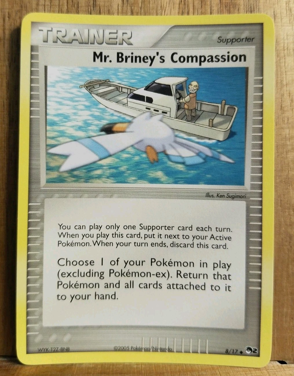Mr. Briney's Compassion 8/17 Uncommon 2005 Pokemon, Pop Series 2 Nintendo 