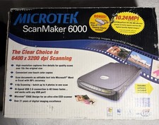 Microtek Scanmaker 6000 Flatbed With Original...