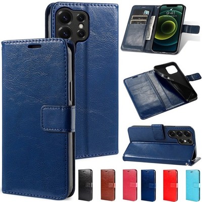 For Samsung S26 Ultra S25 FE S24 S23 S22 S21 Plus Leather Wallet Case Flip Cover