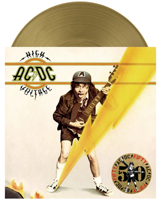 AC/DC HIGH VOLTAGE Gold Nugget Vinyl LP Record 180gram NEW - image 1 of 1