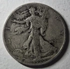 1920 50C Walking Liberty Half Dollar Silver 90% Junk Silver