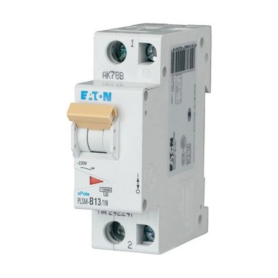 Eaton Leitungsschutzschalter, Kennlinie C, 1+N, 13A - PLSM-C13/1N-MW (242270)