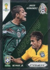 Panini Prizm Wold Cup 2014 Matchups #2 Javier Hernandez & Neymar Jr.