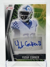 NFL - Yusuf Corker (RC) - Auto Black #A-YC - 2022 Sage Low Series