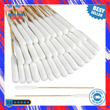 6In Long Cotton Swabs Large Cotton Buds with Wooden Handle for Dog 100Pcs Design