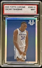 2022-23 Bowman University Chrome - 2009 Bowman Oscar Tshiebwe #09B-16 (RC)