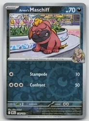 Arven's Maschiff 138/182 Destined Rivals Reverse Holo Pokemon