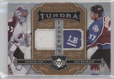 2007 Artifacts Tundra Tandems Silver 1/35 Ray Bourque Patrick Roy Patch HOF 0i6