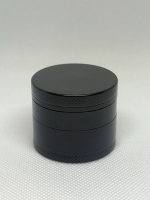 1.5 Inch 4 Piece Metal Herb Spice Tobacco Mini Grinder 40mm Small Black Grinder 
