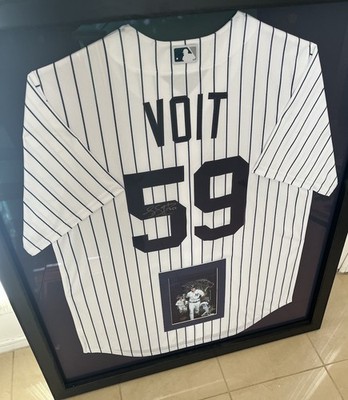 PROF Framed & Matted AUTH Luke Voit  YANKEES Signed Jersey &Signed Photo 38x33