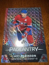 2023-24 Sp Authentic - Pageantry Larry Robinson Rare Red Insert - Canadiens Habs