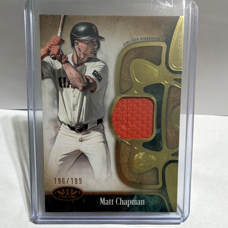 Topps 2026 Topps Tier One Matt Chapman Relic T1R-MC Giants 196/199