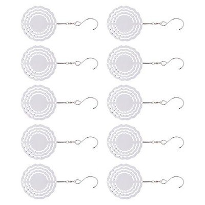 10Pcs 3 Inch Sublimation Wind Spinner Blanks 3D Wind Spinners Hanging Wind7092