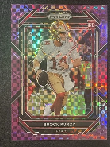 2022 Panini Prizm Purple Power Rookies Brock Purdy #353 (RC) /49 READ