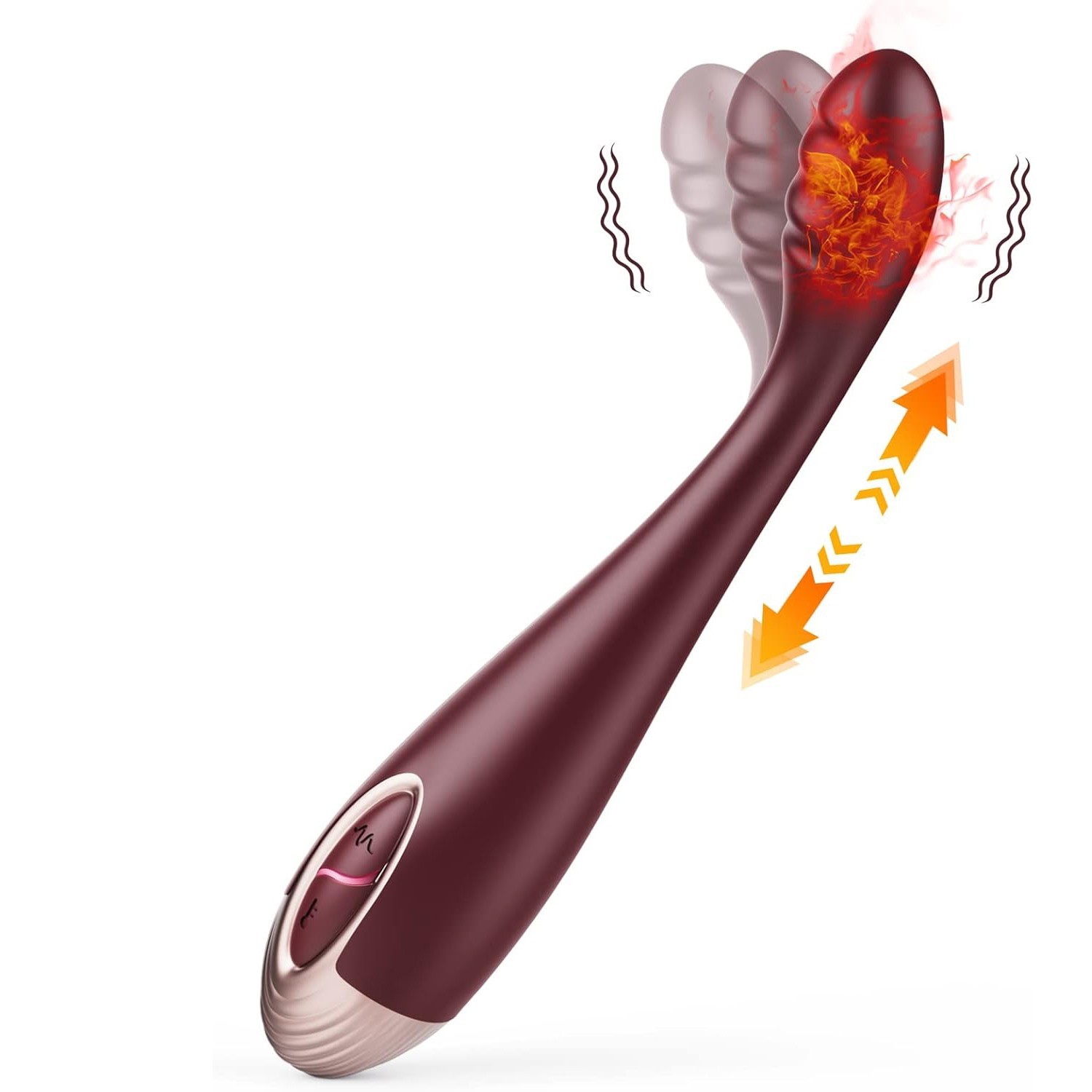 Women Mini powerful Bullet Shape 7 Speed Vibrating Massage Rechargeable