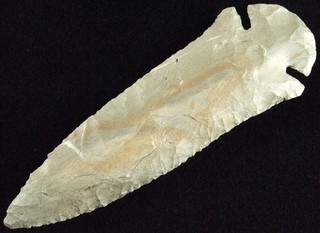 Exceptionally Fine 4 1/2 inch Tennessee Dovetail Point with COA Arrowheads