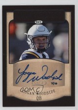2018 Sage Hit Premium Portrait Blue/Silver 7/10 Logan Woodside #PPA-09 Auto 0dp1