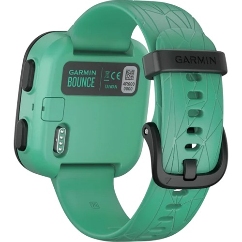 Montre connectée Garmin Bounce pour enfants bidirectionnelle texte et message vocal localisation piste - vert - Photo 5 sur 12