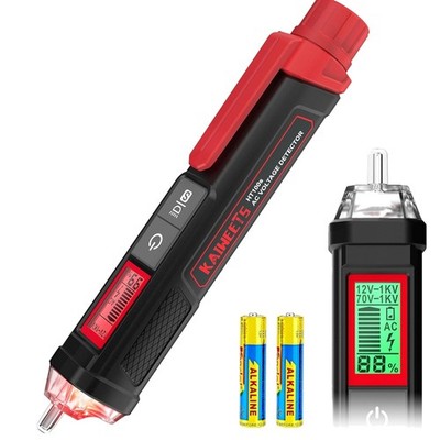 Spannungstester Non-Kontakt AC Volt Sensor Digital Anzeige 12-1000V